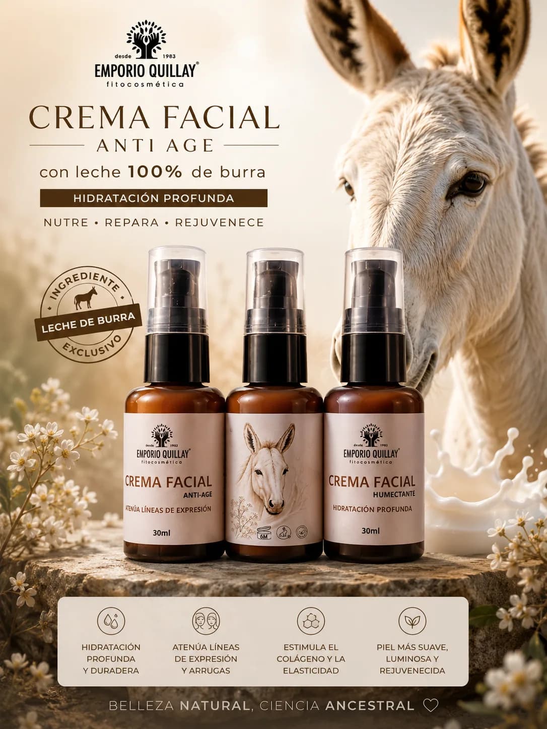 Crema facial piel madura