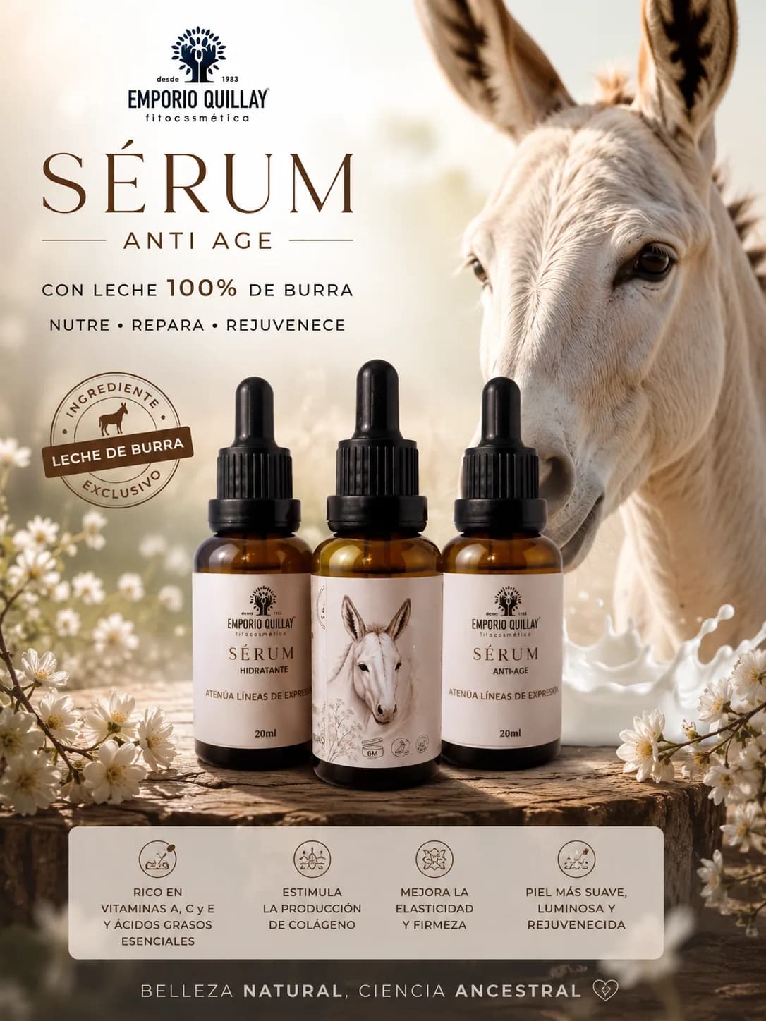 Sérum facial anti-age